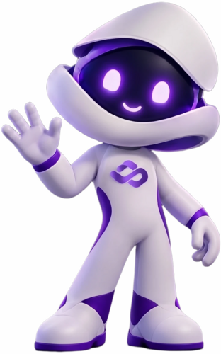 Mascote da BRZ Store acenando